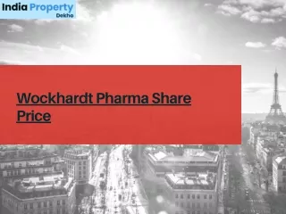 Wockhardt Pharma Share Price