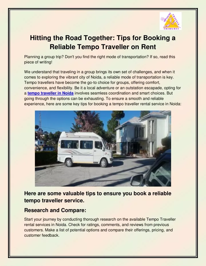 hitting the road together tips for booking