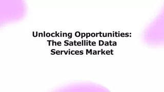 Satellite Data Services Market 2024 Growth, Size, Revenue Analysis, Top Leaders