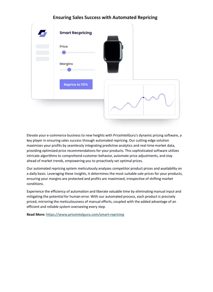 ensuring sales success with automated repricing