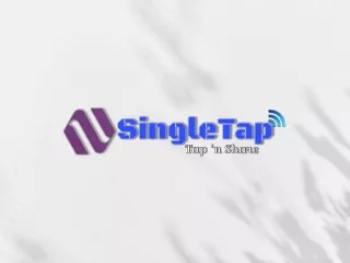 single tap..