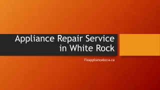 Fixappliancebcca - Appliance Repair Service