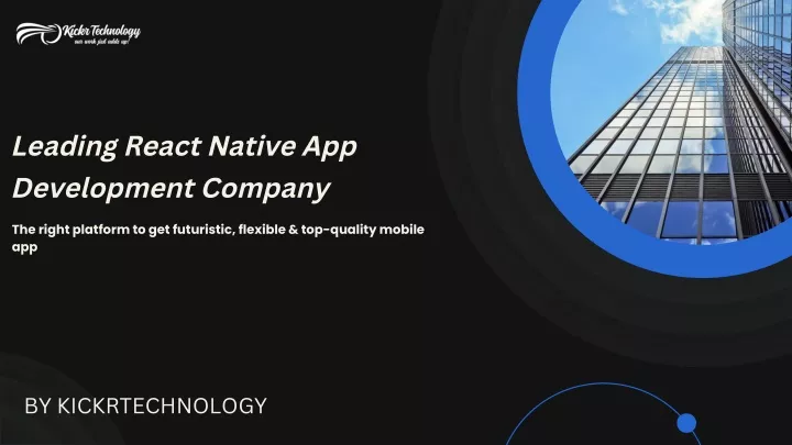 leading react native app development company