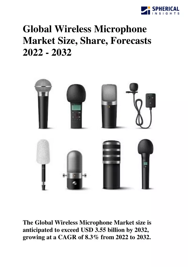 global wireless microphone market size share