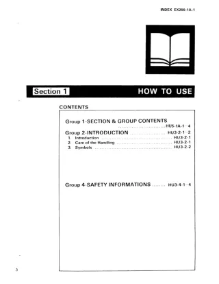 Hitachi EX200 Excavator Service Repair Manual