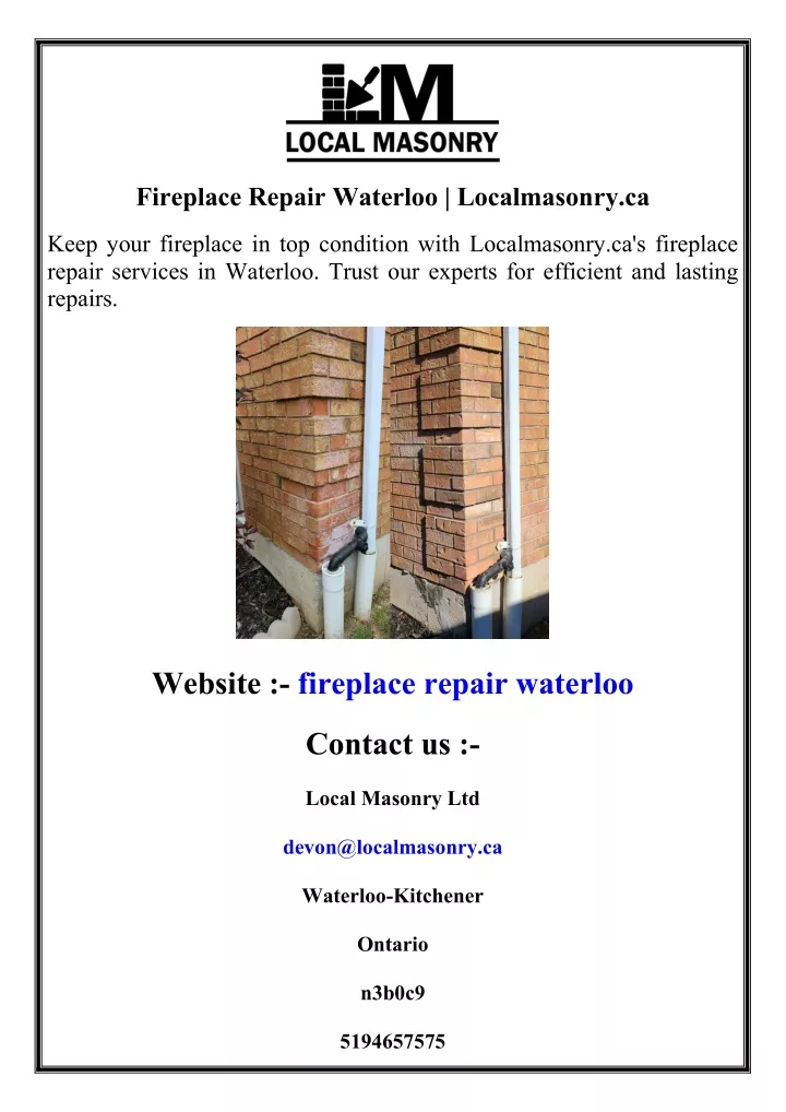 fireplace repair waterloo localmasonry ca