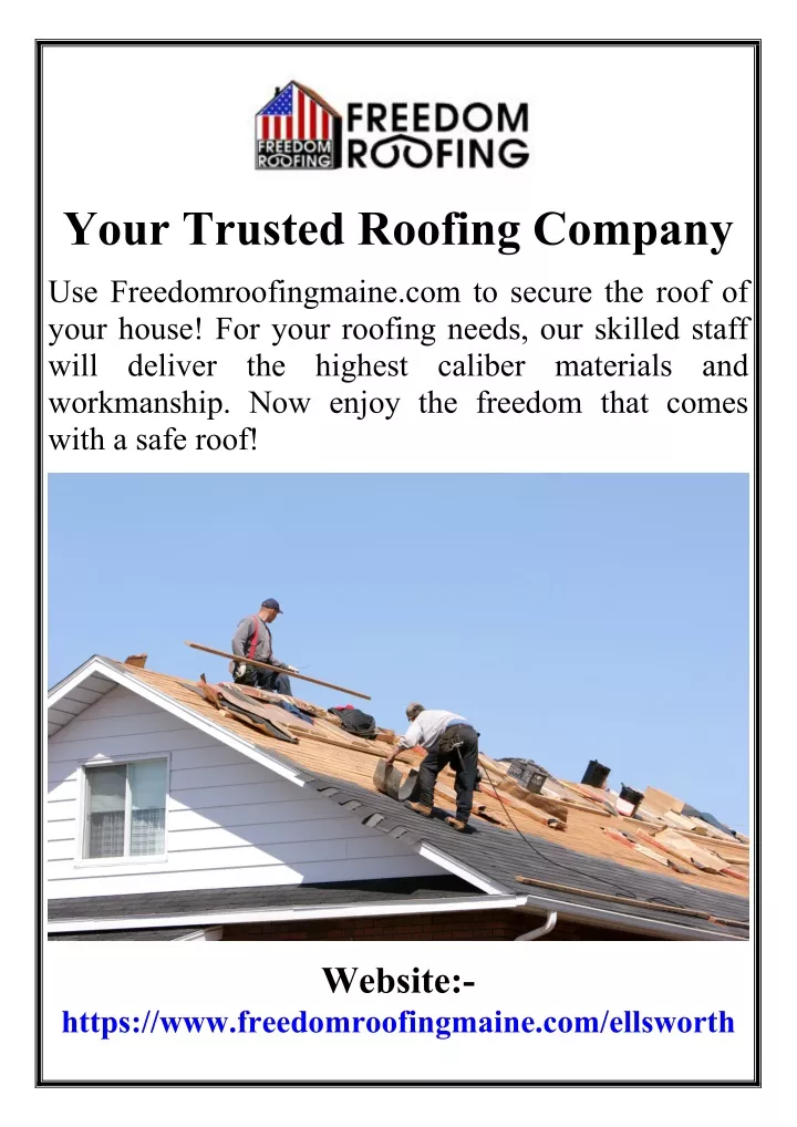 your trusted roofing company