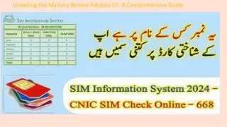 unveiling the mystery behind pakdata