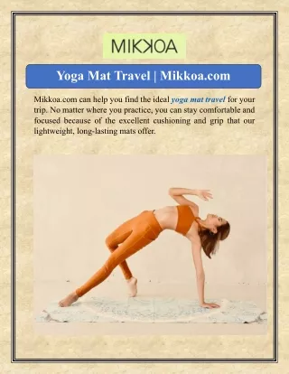Yoga Mat Travel | Mikkoa.com