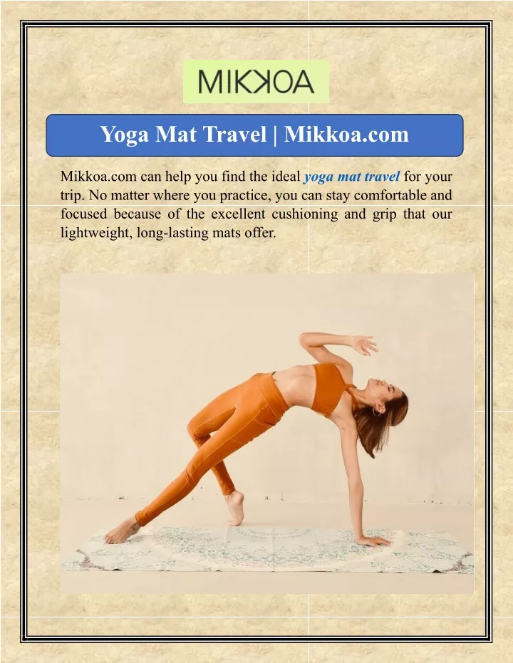 yoga mat travel mikkoa com