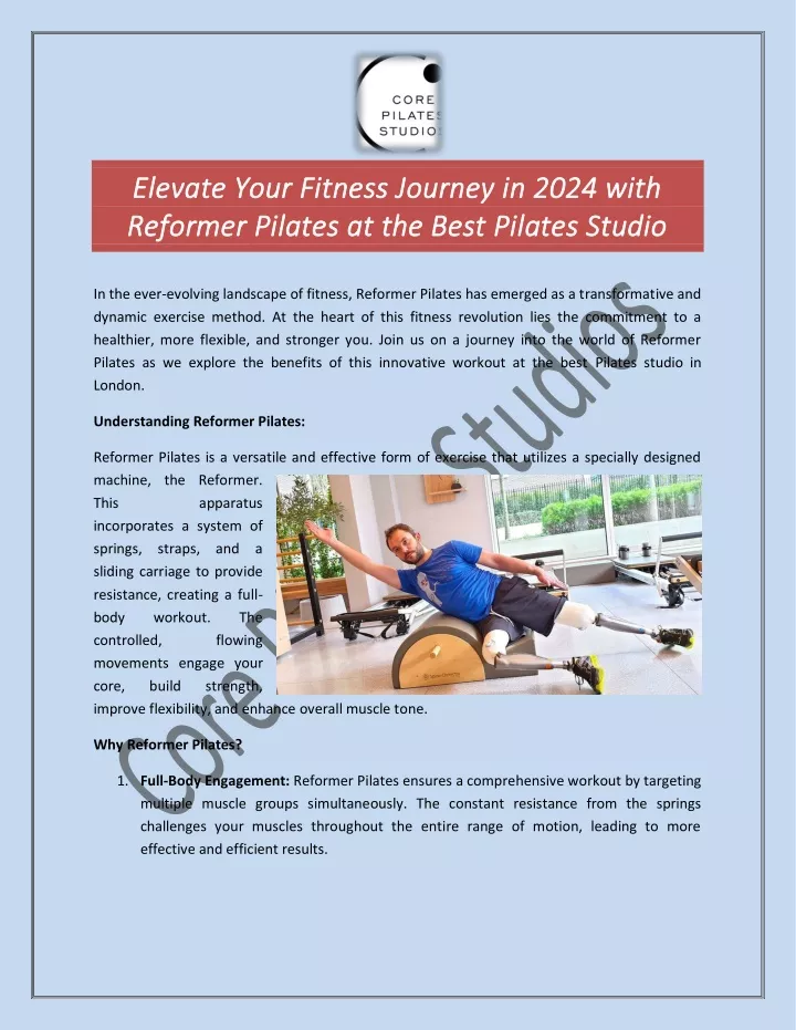 elevate your fitness journey in 2024 with elevate