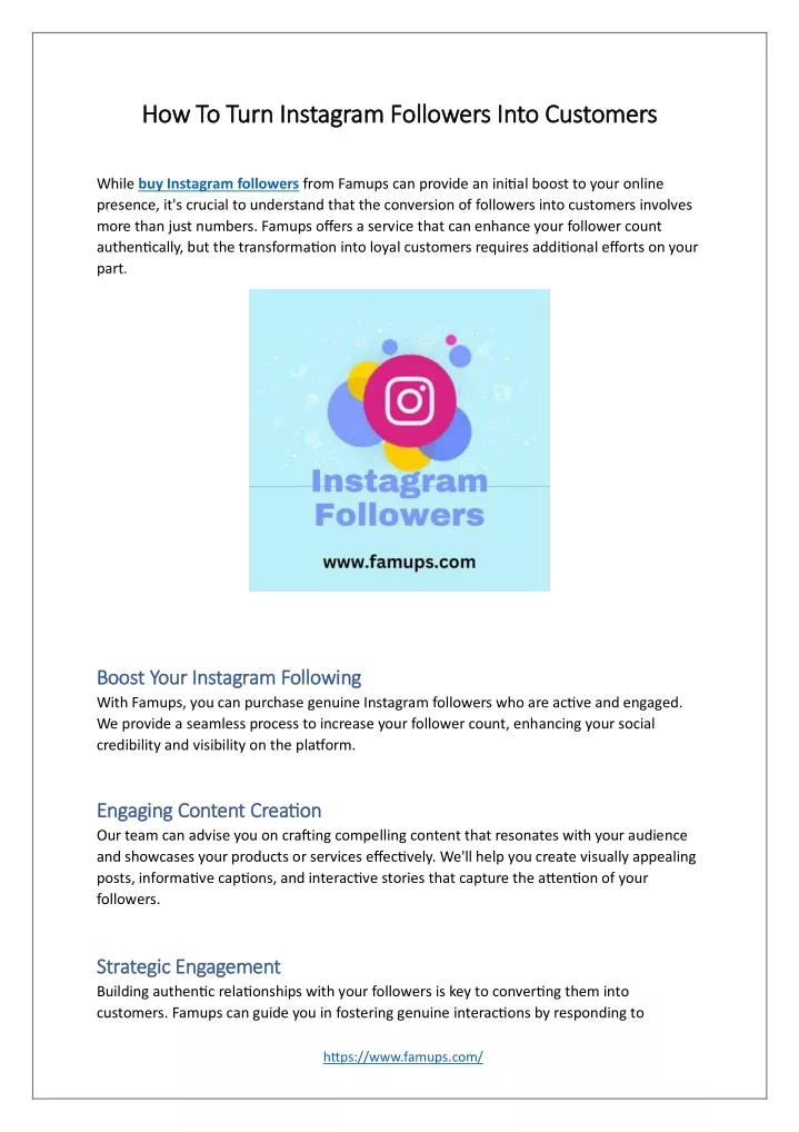 how to turn instagram followers into customers