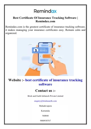 best certificate of insurance tracking software