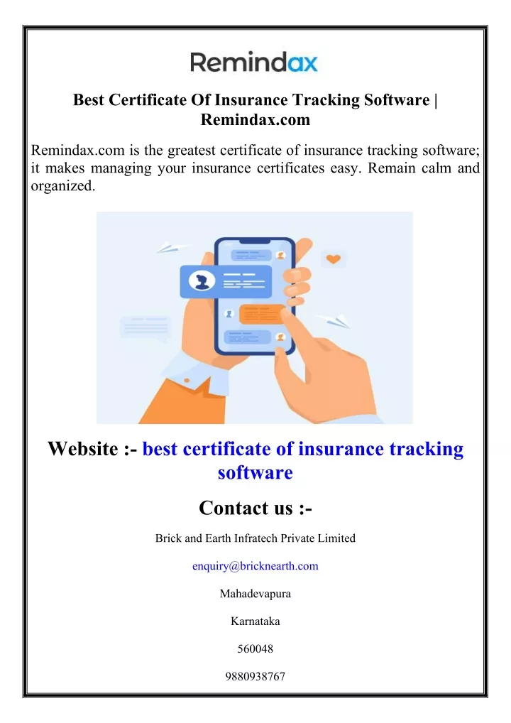 best certificate of insurance tracking software