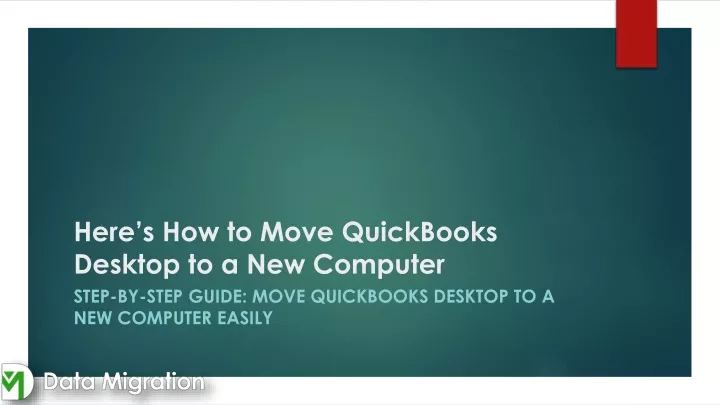 here s how to move quickbooks desktop