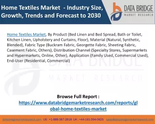 home textiles market industry size growth trends