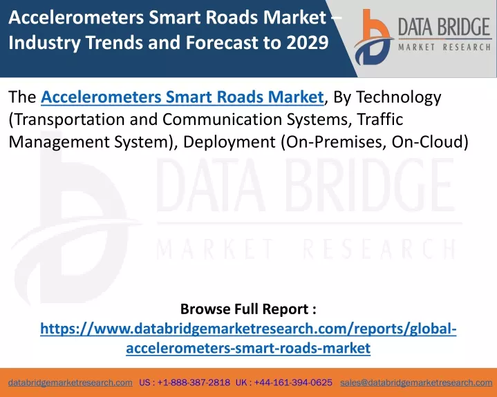 accelerometers smart roads market industry trends