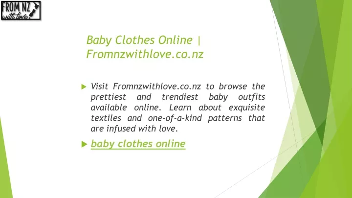 baby clothes online fromnzwithlove co nz
