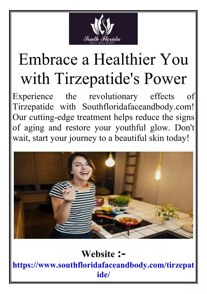 embrace a healthier you with tirzepatide s power