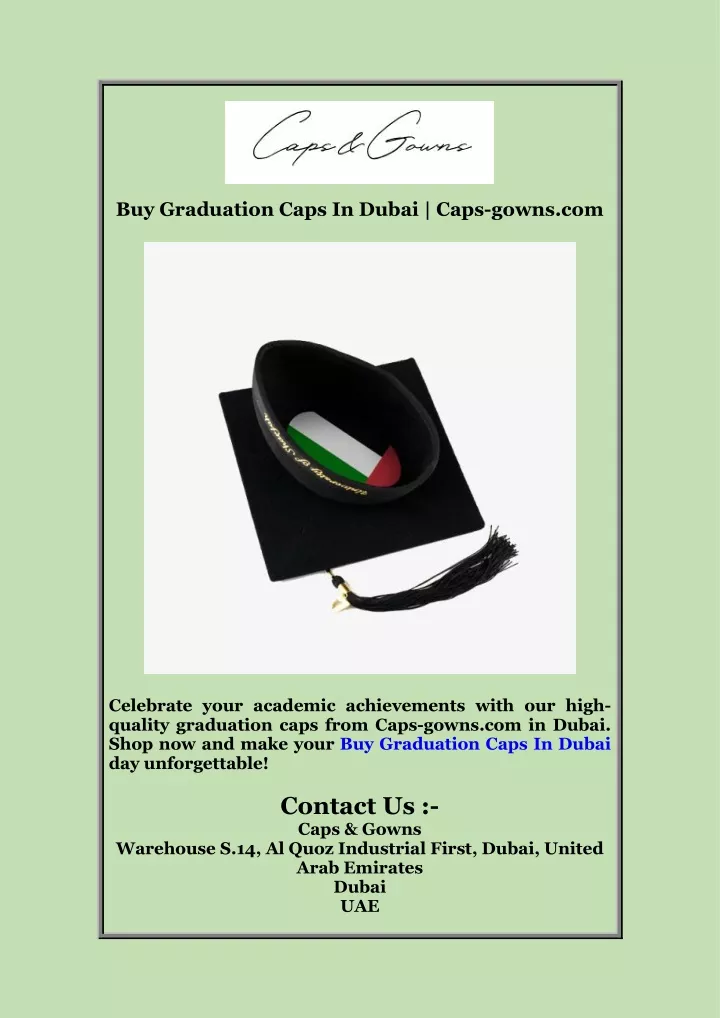 buy graduation caps in dubai caps gowns com