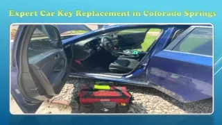 Expert Car Key Replacement in Colorado Springs