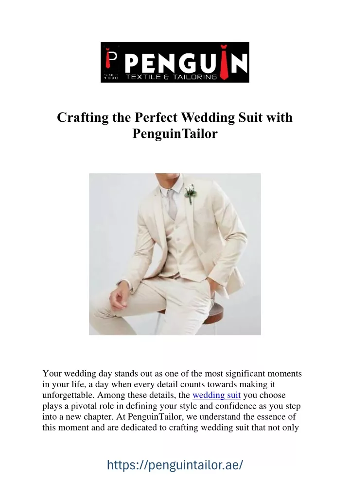 crafting the perfect wedding suit with