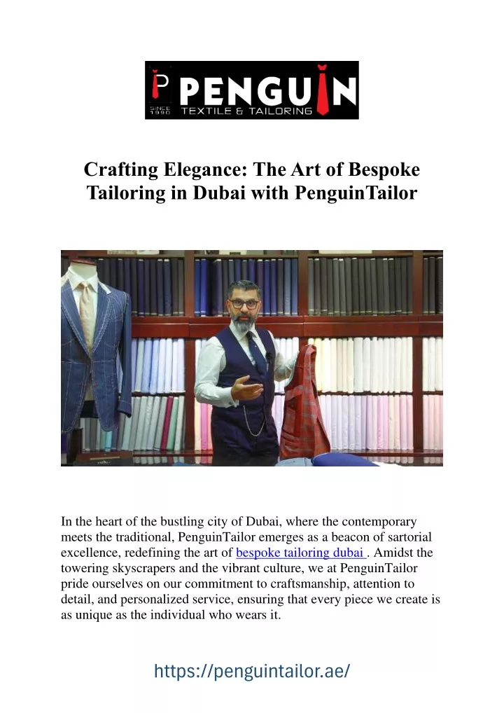 crafting elegance the art of bespoke tailoring