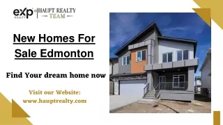 New Homes For Sale Edmonton