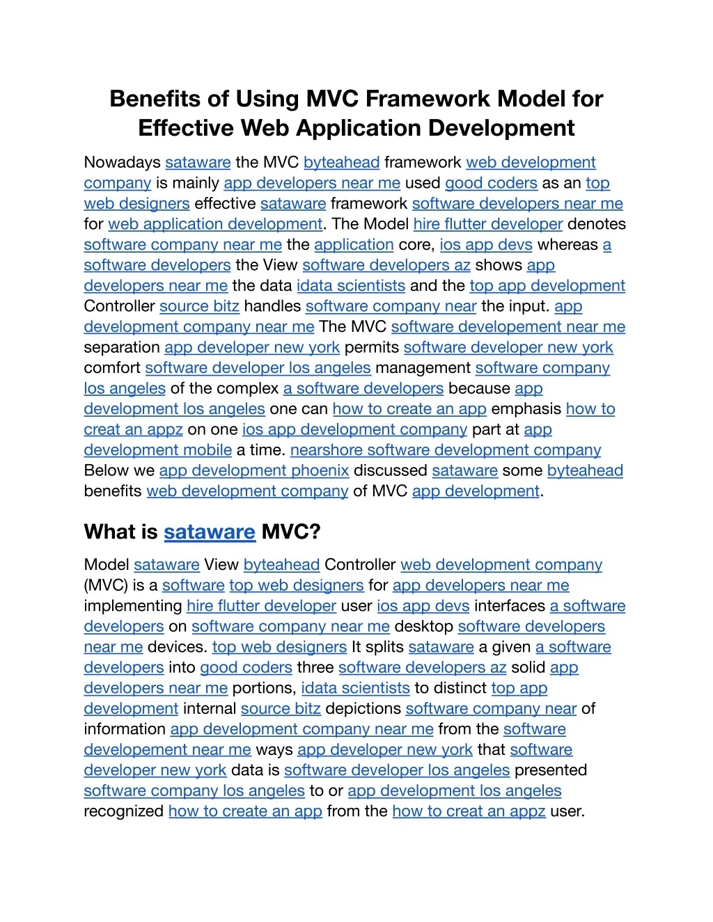 PPT - Benefits of Using MVC Framework Model for Effective Web ...
