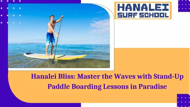 hanalei bliss master the waves with stand