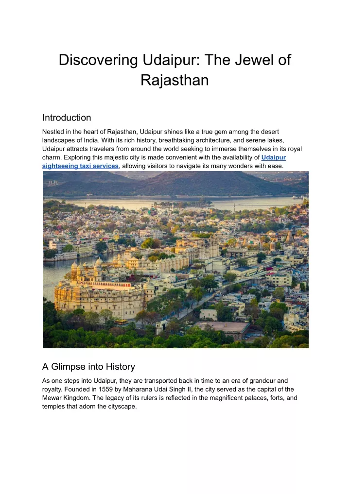 discovering udaipur the jewel of rajasthan