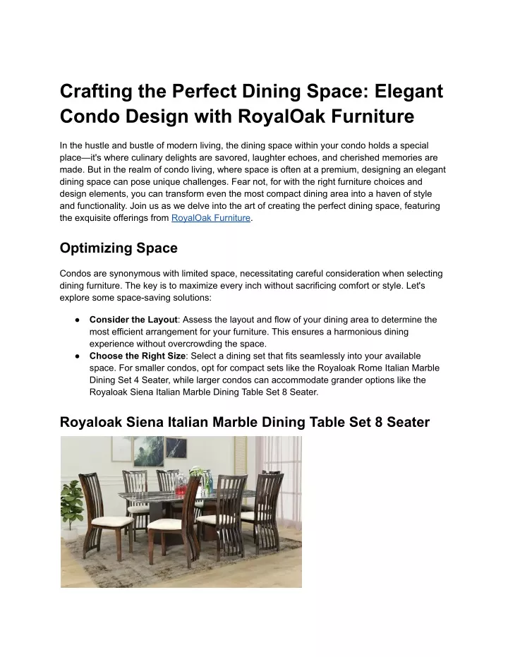 crafting the perfect dining space elegant condo