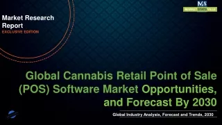 Global Cannabis Retail Point of Sale (POS) Software Market will reach at a CAGR of 15.2% from to 2030