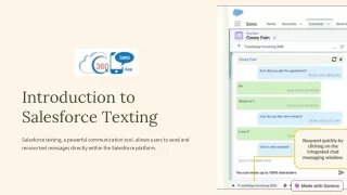 introduction to salesforce texting