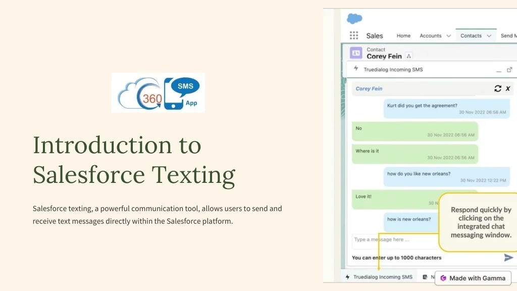 PPT - Salesforce Texting | 360 SMS App PowerPoint Presentation, free ...