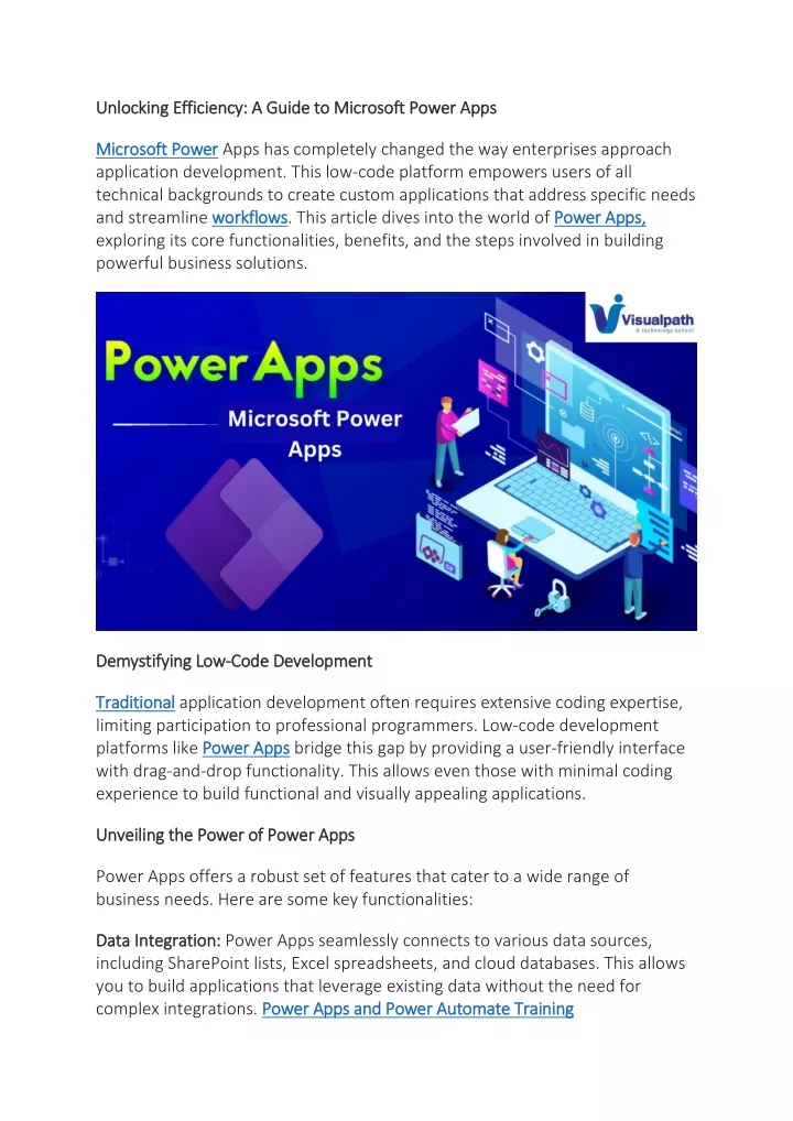 unlocking efficiency a guide to microsoft power