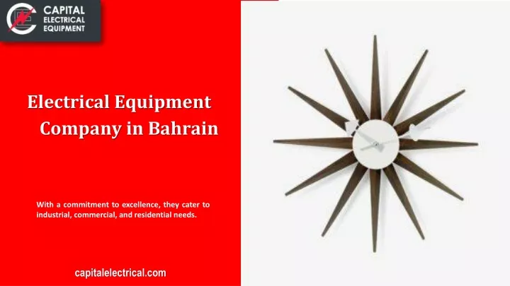 electrical equipment company in bahrain