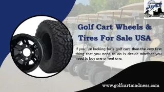 Golf Cart Wheels & Tires For Sale USA