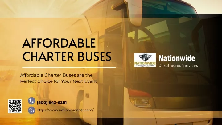 affordable charter buses