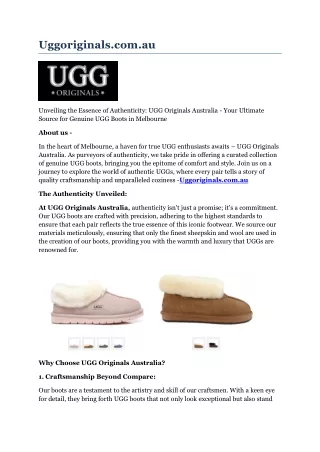 Ugg australia