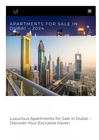 buy apartment in dubai