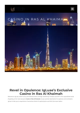 Casino in Ras Al Khaimah