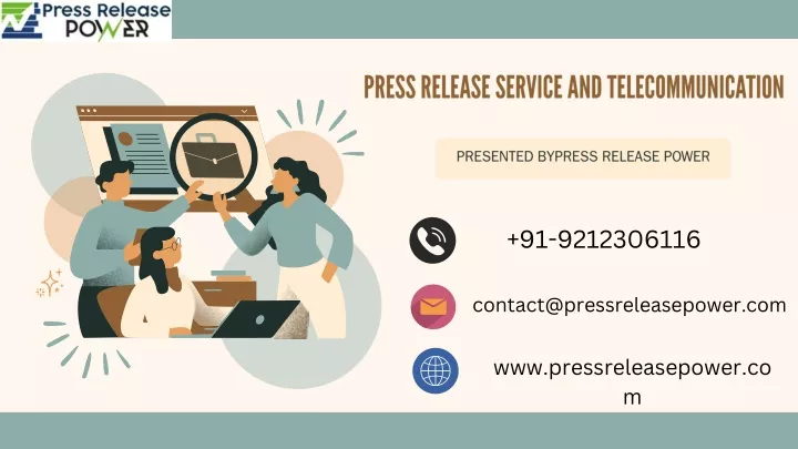 press release service and telecommunication