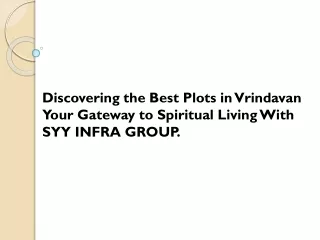 Explore The Best Plots In Vrindavan For Your Dream Home