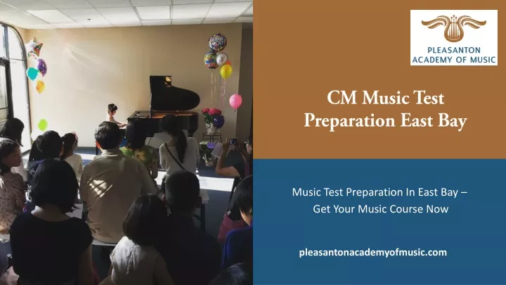 cm music test preparation east bay