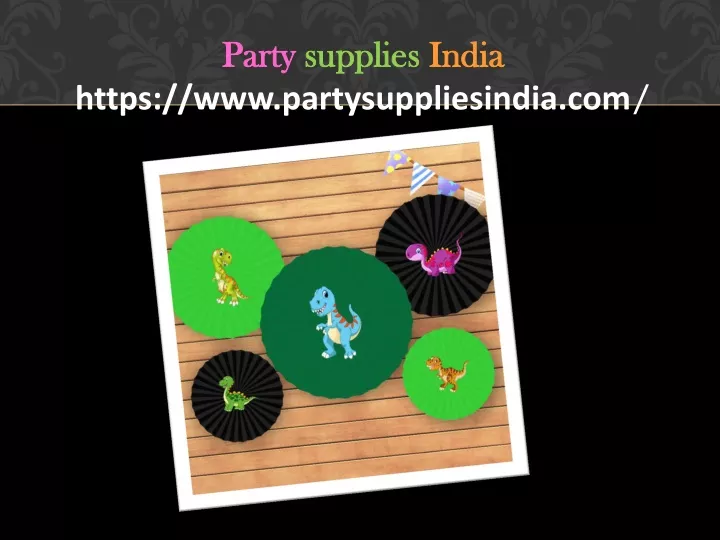 party party supplies supplies india