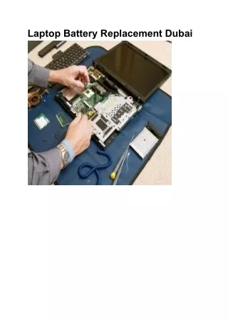 laptop battery replacement dubai