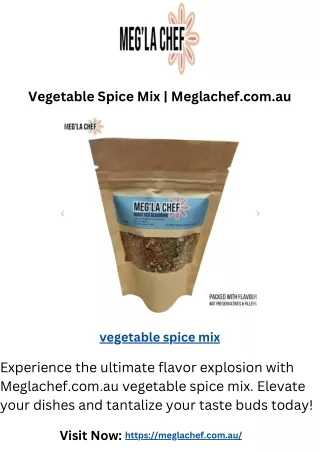 Vegetable Spice Mix