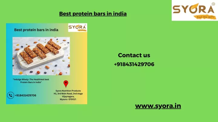 best protein bars in india