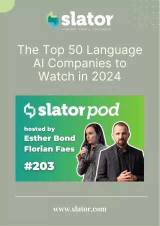 The Top 50 Language AI Companies to Watch in 2024